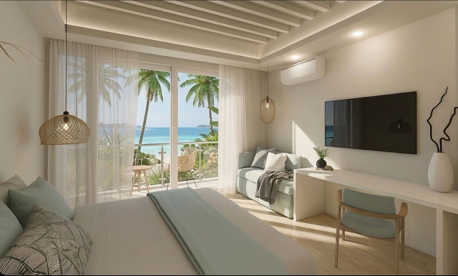 The Dimora Blu property on Dharavandhoo island